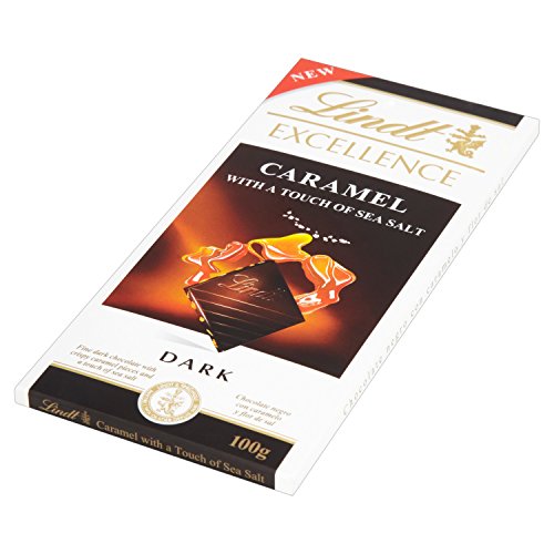 Lindt Excellence Dark Chocolate, Caramel, 100g