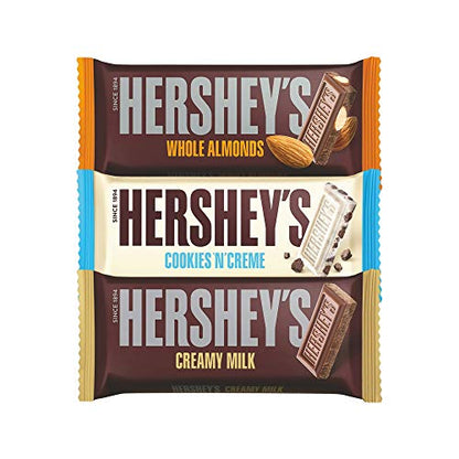 Hershey's Whole Almonds Chocolate Bar, 40g (Pack of 10)