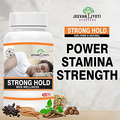 JEEVAN JYOTI AYURVEDA Strong Hold For Men - 60 capsules