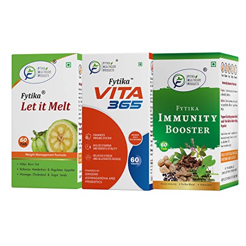 Fytika Let It Melt + Vita 365 + Immunity Booster (Pack of 3)