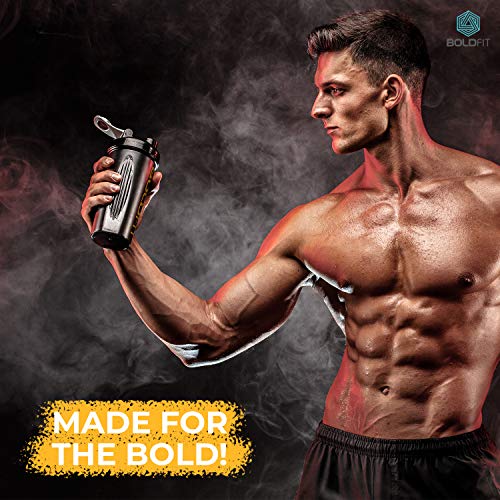 Boldfit Bold Gym Shaker Bottle 700ml, Shaker Bottles For Protein Shake, Pre Workout And BCAAs