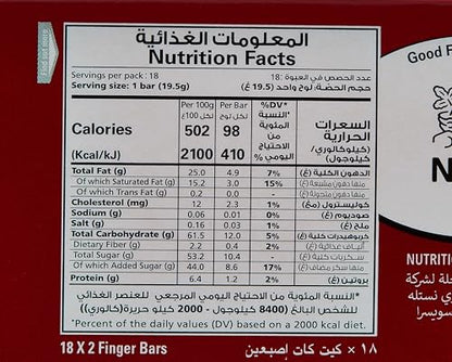 KIT KAT Raspberry Blast Chocolate Bar 18 X 2 Finger Box, (18 X 19.5g), 351g