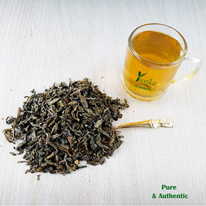 YUVIKA Green Tea Leaves (200 Grams)