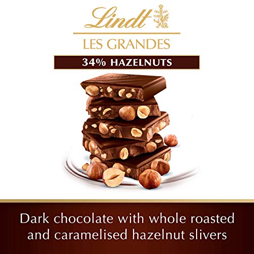 Lindt Whole Roasted Hazelnuts Dark Chocolate, 150g