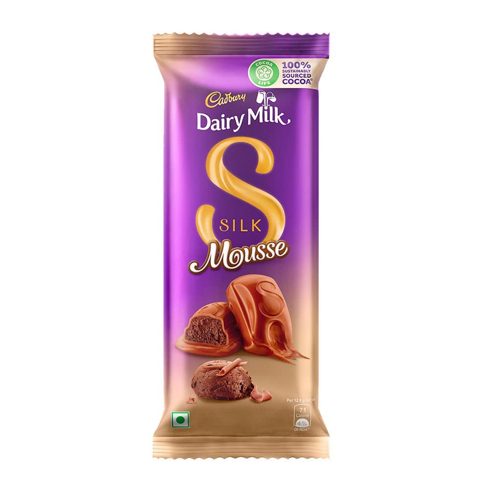 Cadbury Dairy Milk Silk Mousse Chocolate Bar, 116 g