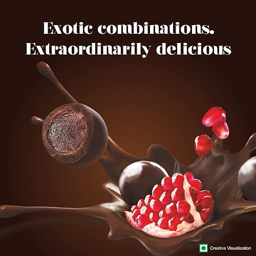 HERSHEY's Exotic Dark Pomegranate Flavor|Dark Cocoa Rich Chocolates 33.3 Grams