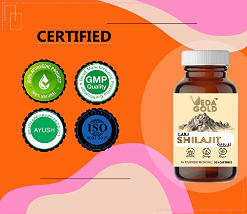 Pure shilajit Capsule,shilajit resin pure, shilajit original, shilajit Himalayan,pure shilajit, raw silajit original Himalayan (30Capsules/500mg)