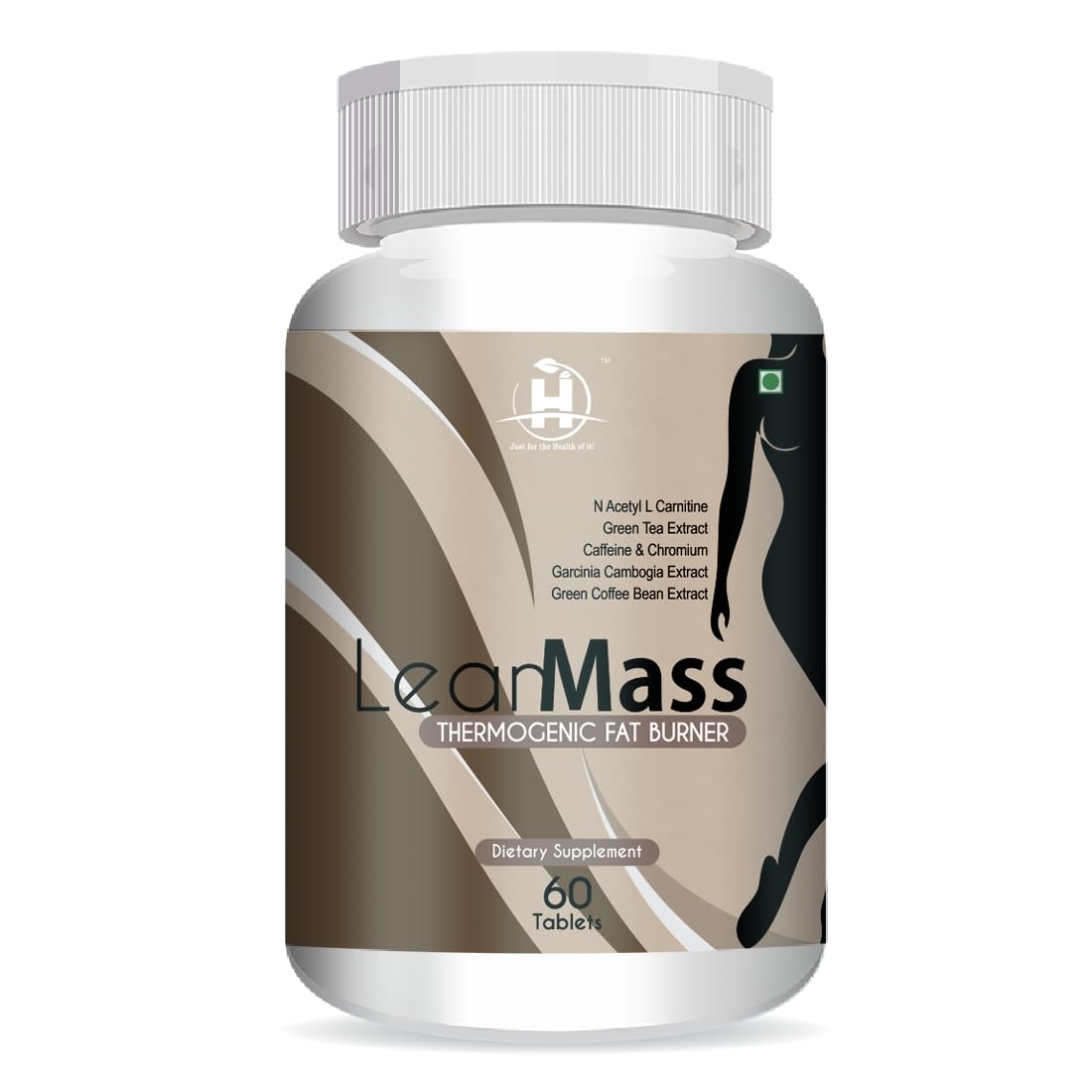 Healthy Nutrition Lean Mass Fat Burner for Men & Women with Green tea Extract, Garcinia Cambogia, Grromium | Weight & Fat loss supplement - 60 Tablets