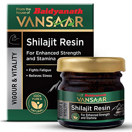 Vansaar Shilajit/Shilajeet Resin | Performance Booster | Original Shilajit | Naturally Boost Strength & Stamina | Suitable for Men & Women - 15g