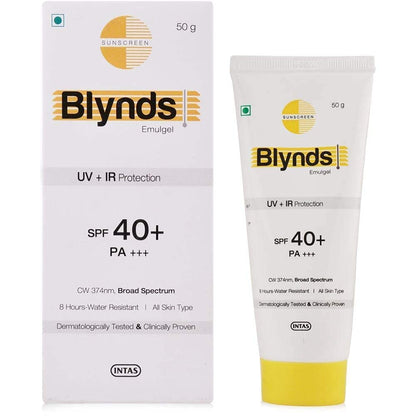 Blynds Emulgel 40+ & Pa+++ Sunscreen SPF 40 Gel, 50g For All Skin Type