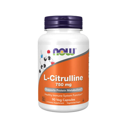 Now Foods L-Citrulline, 90 Caps 750 mg