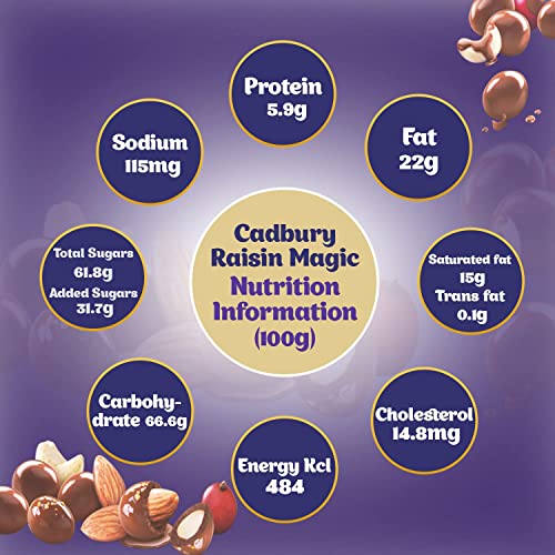 Cadbury Rich Dry Fruit Collection Chocolates Gift Pack, 177g