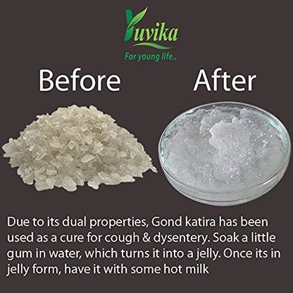 YUVIKA Gond Katira - Tragacanth Gum (200 Grams)