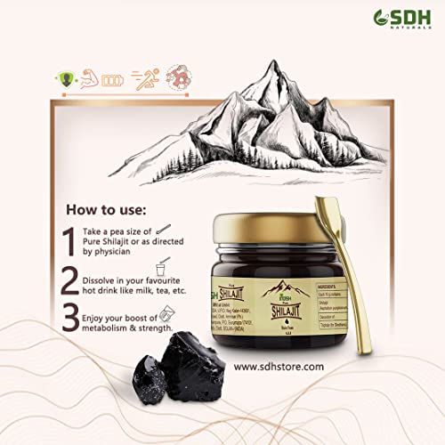 SDH Naturals Pure & Natural Shilajit/Shilajit Resin 15gm