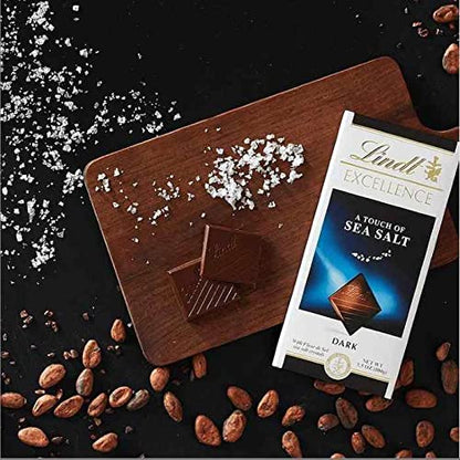 Lindt Excellence Sea Salt Touch Chocolate 100 Grams