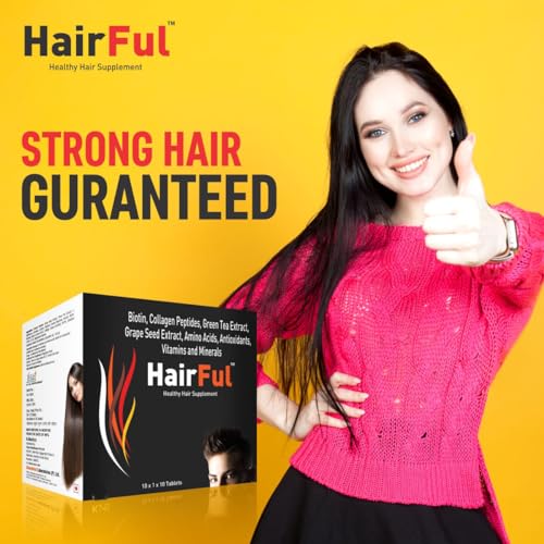 HairFul Hair Multivitamins Healthy Hair Supplement for Better Hair Growth & Hair fall Control (Pack Of 6) 60 Tablets