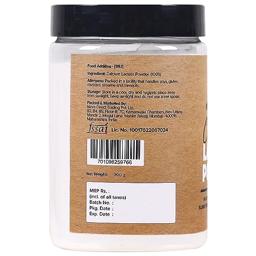 Urban Platter Calcium Lactate Powder, 300g