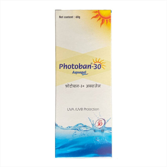 New Photoban 30 Aquagel, Sunscreen Gel for All Skin Type, 60gm