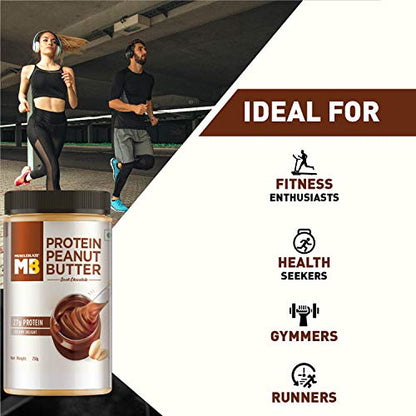 MUSCLEBLAZE High Protein Peanut Butter (Dark Chocolate) 750 g