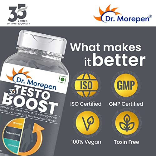 DR. MOREPEN Testo Boost - 60 Tablets & Shilajit 60 Capsules