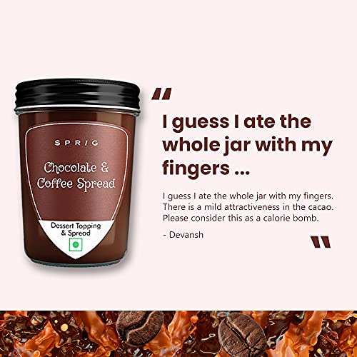 Sprig Chocolate and Coffee Spread | Mocha and Cocoa Caramel, 290g