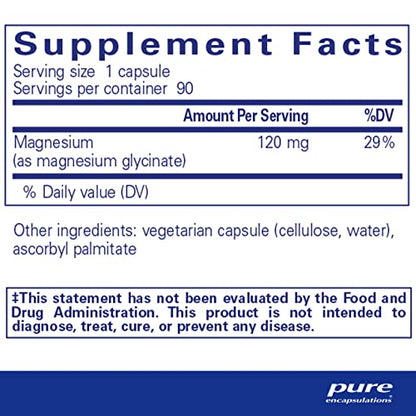 Pure Encapsulations Magnesium (Glycinate) 90C
