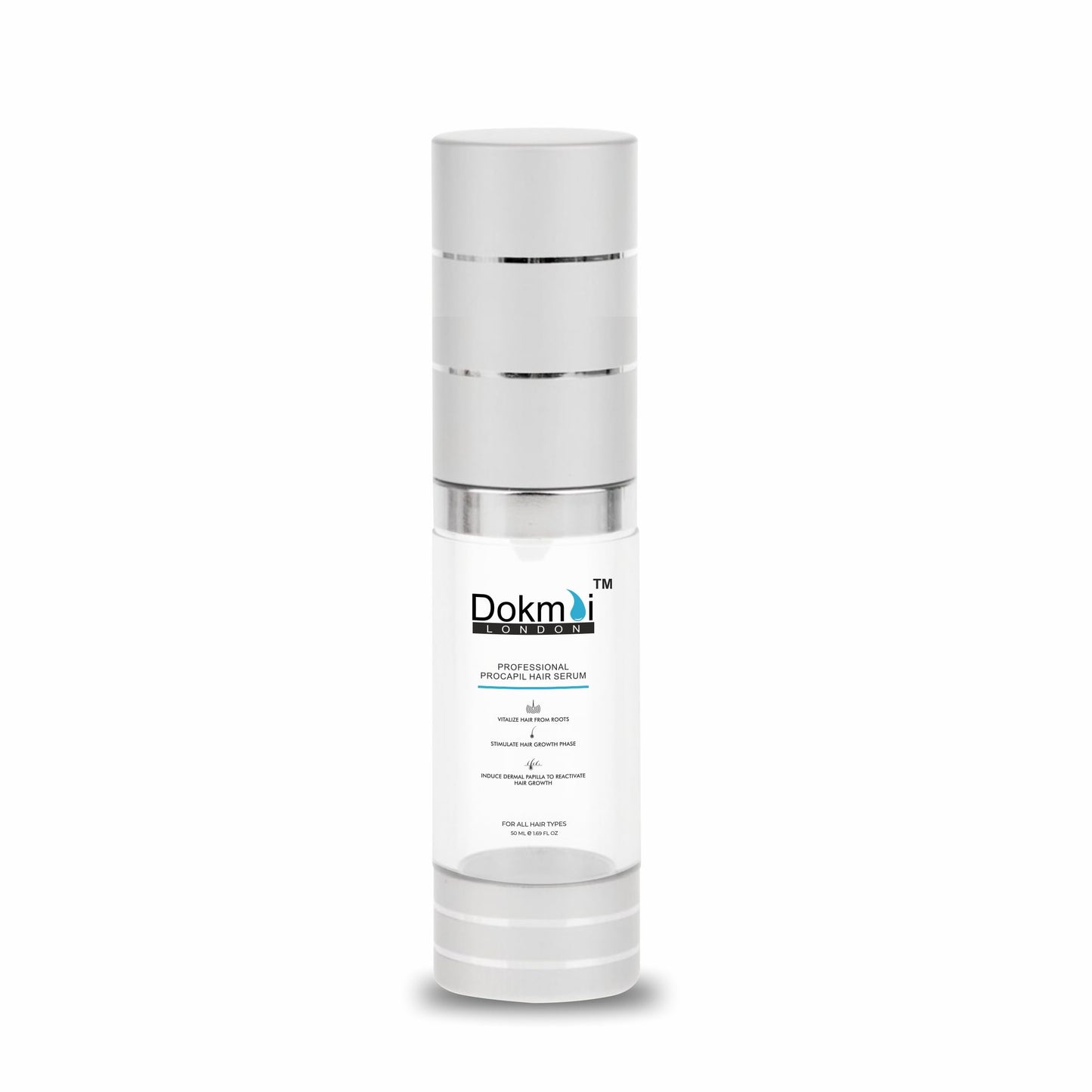 Dokmai LONDON Professional Procapil hair Serum vitalize hair from roots stimulate hair growth phase  reactivate hair growth for all hair types (50 ml)