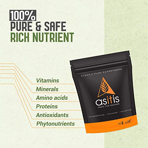 Asitis Organic Moringa Leaves Powder - 250g | 100% Pure & Natural