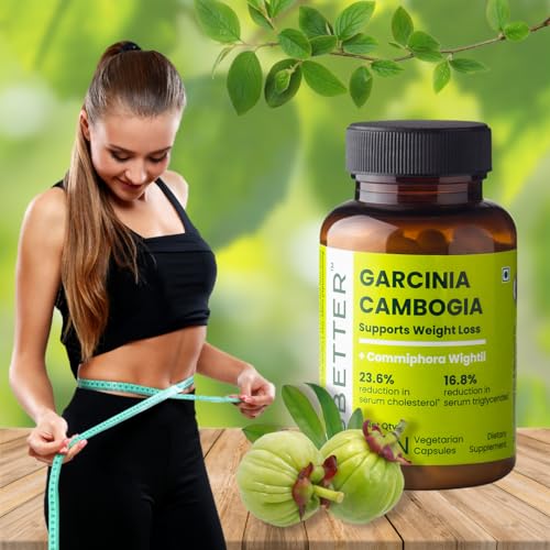 BBETTER Garcinia Cambogia For Weight Loss Tablets For Women And Men - With Green Coffee Green Tea Guxtract & Inulin - Keto supplement-180 Veg capsules