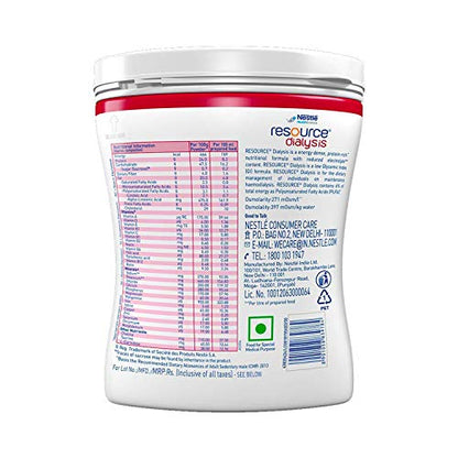 Nestle Resource Dialysis 400g Pet Jar Pack (Vanilla Flavour)