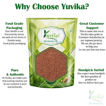 YUVIKA Gudhal Phool Powder - Jaswand - Hibiscus Rosa Sinensis - Hibicus Flower Powder (200 Grams)