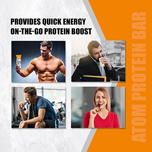 Asitis ATOM High Protein Bar | 20g Protein | Pack of 6 (60g x 6)
