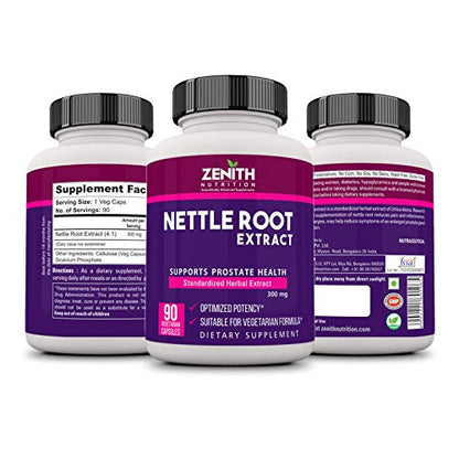 Zenith Nutrition Nettle Root Extract 300 mg - 90 Vegicapsules