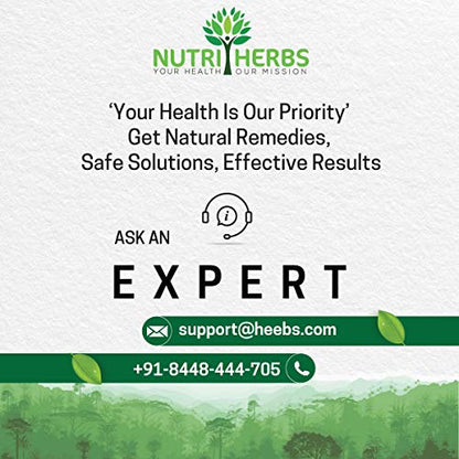 NUTRiHERBS Safed Musli Plus Capsules for Healthy Bones,Healthy Muscle Mass & Joints, Boost Energy Levels, Enhances Sports Performance (60 Capsules)