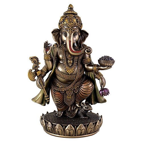 Lord Ganesha Idols for Gift Home Decor Pooja - Big Ganesh Statue - Standing God Ganpati Showpiece