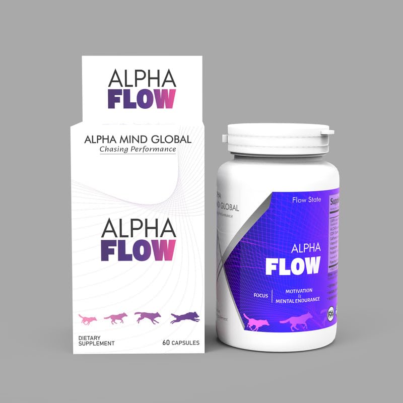 Alpha Flow- Uridine Monophosphate, CDP Chooline, ALCAR (Acetyl L Carnitine), Huperzine, Caffiene, Forskolin