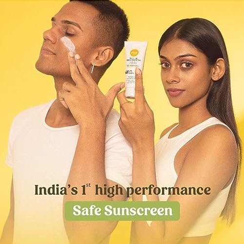 Vilvah Melt-In-Milk Sunscreen | SPF 30 PA+++ | With Soy Milk Extract | Lightweight, No White Cast, Bous UVA, UVB & Blue Light | For Men & Women, 50 gm