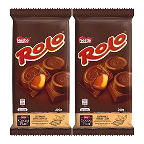 Nestle Rolo Chocolate Bar, 2 X 200 g