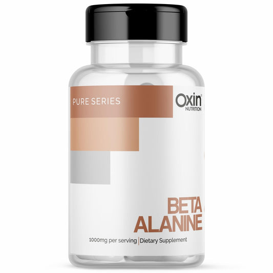 Oxin Nutrition Beta Alanine 1000mg Capsules Pure Series Imported Beta Alanine (120 Capsules)