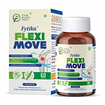 Fytika Flexi Move Tablets | Support Your Bone, Joint, and Cartilage Health | For Men & Women - 60 Tablets