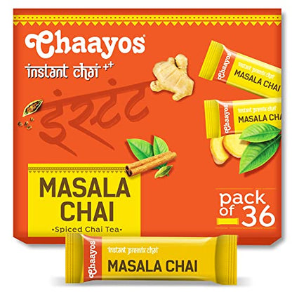 Chaayos Instant Tea Premix - Masala Flavour Tea (14g * 36 Sachets )