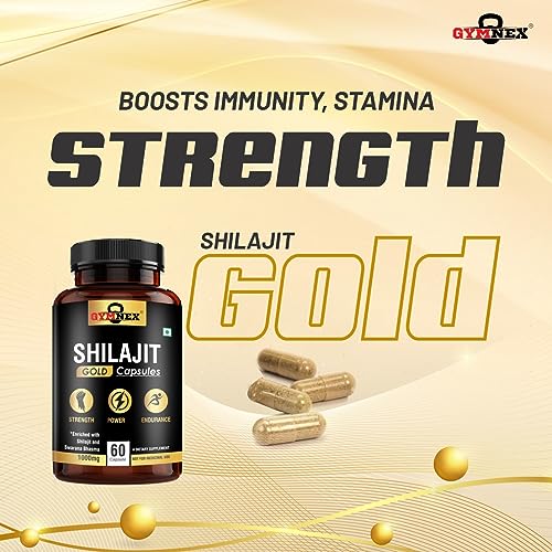 GYMNEX Shilajit Gold Capsules (60 Capsules)