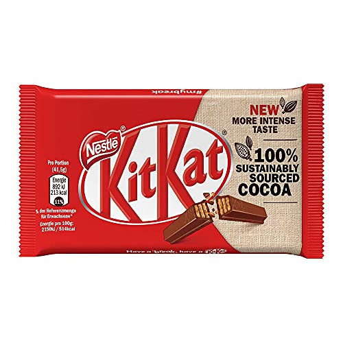 Nestle KitKat 4 Finger Chocolate, 4 X 41 g