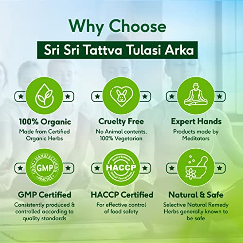 Sri Sri TATTVA shuddhta ka naam Tulasi Arka - Anti-Viral Drop - Natural Immunity Booster For Adults - 30Ml (Pack Of 2)