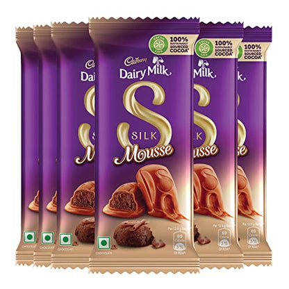 Cadbury Dairy Milk Silk Mousse Chocolate Bar, 6 x 50 g
