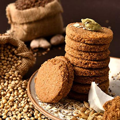 Grandmaa Millets Jowar Coconut Cookies, Natural & Zero Trans Fat Cookies