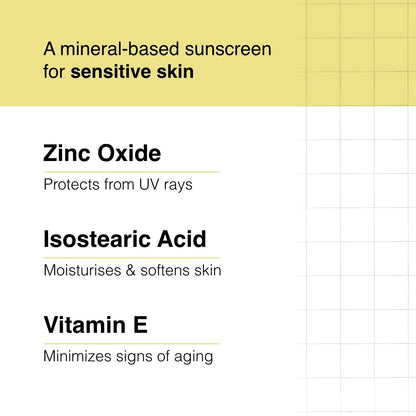 Cureskin Mineral Sunscreen Matte Finish SPF 30 | For All Skin Types of Men & Women | Vitamin E, Aloeng Against UVA/UVB Rays | No white cast | 50gm Gel