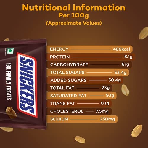 Snickers Family Treat Pouch, 156g