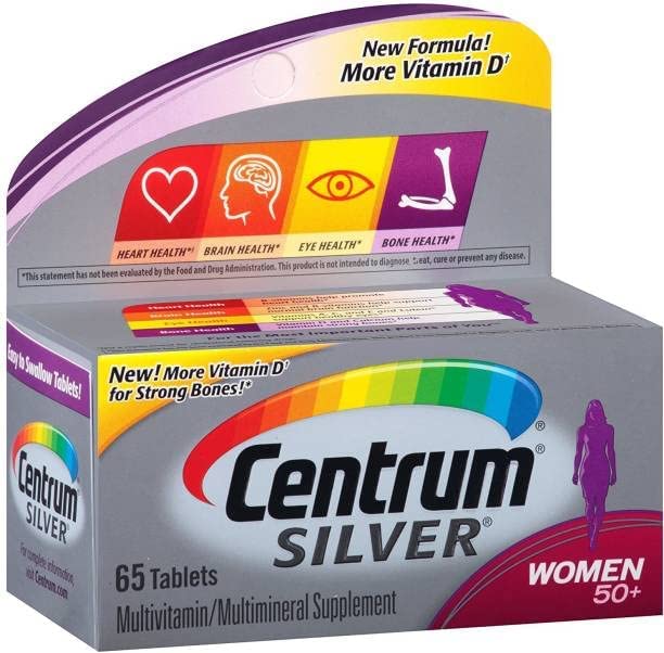 Centrum Silver Women 50+ Multivitamin, 65 Tablet