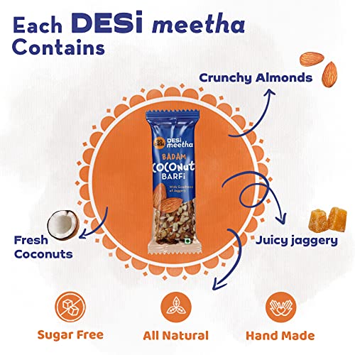 GO DESi 3 in 1 Barfi Meetha Box | DESi Meetha | Sweets Gift | Sweets Indian Mithai | 100% Natural